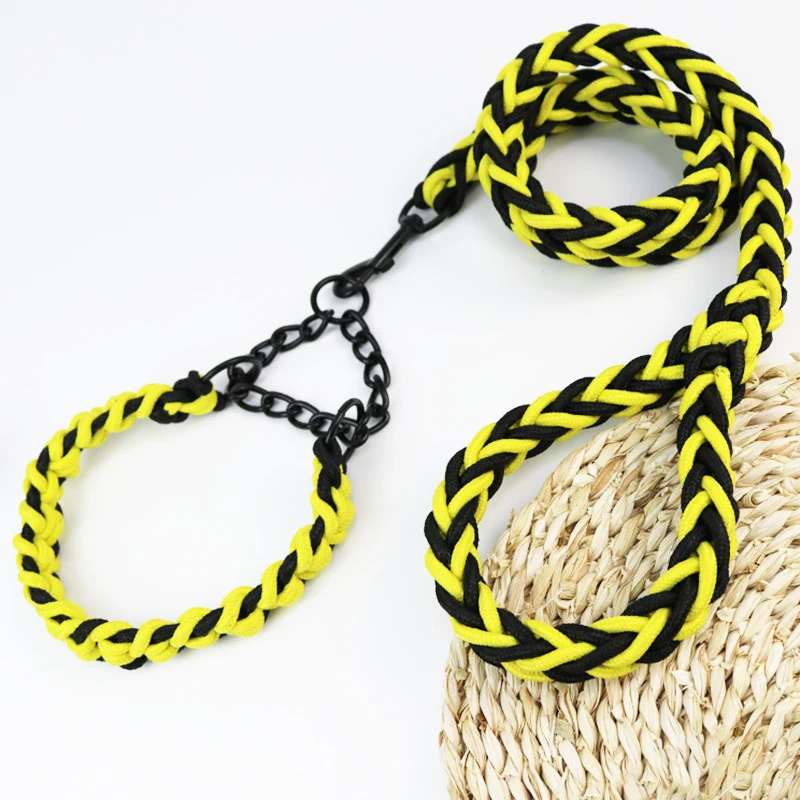 150cmSuperStrongCoarseNylonDogleashArmyGreenCanvasDoubleRow