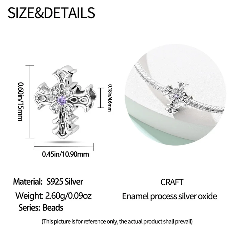 925 Silver DIY Beads Romantic Classical Series Guardian Flower Pendant Fit pand 3mm Original Bracelet For Women Jewelry Gift New