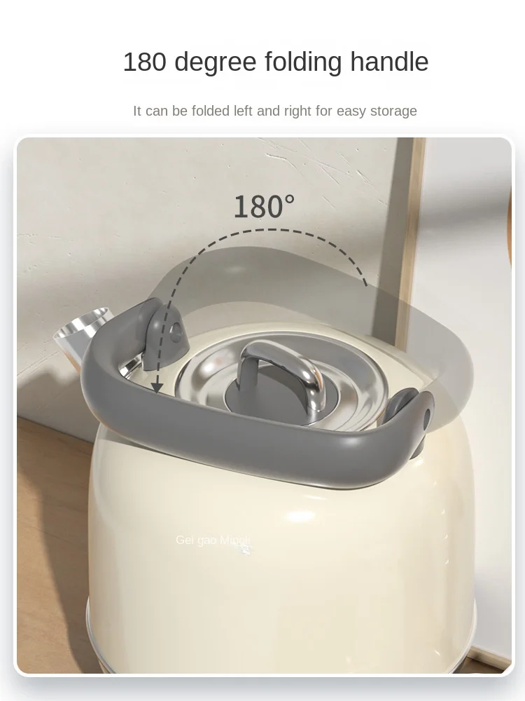 304 Stainless Steel Electric Kettles Automatic Power Off Electric Teapot Anti Dry Burning Large Capacity Travel Kettle Portable 3