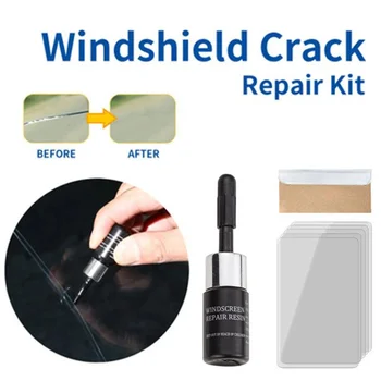 Car Glass Repair Window Cracks Gone Kit Remove Scratch Automobile Truck Motorcycles Broken Repair Windscreen Crack Recovery Set