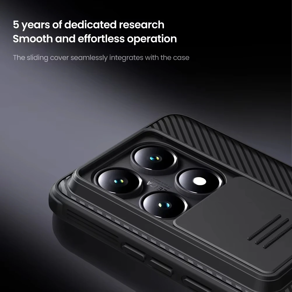 Nillkin CamShield Frosted Hard 360° Protective Back Cover with Camera Protection Lens