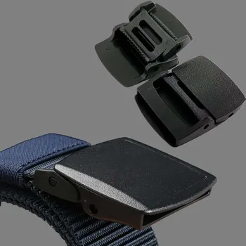 38mm Plastic Belt Buckle New Men's Non-metallic Canvas Belt Buckle with Non-magnetic Nylon Belt Buckle Plastic Waist Fittings