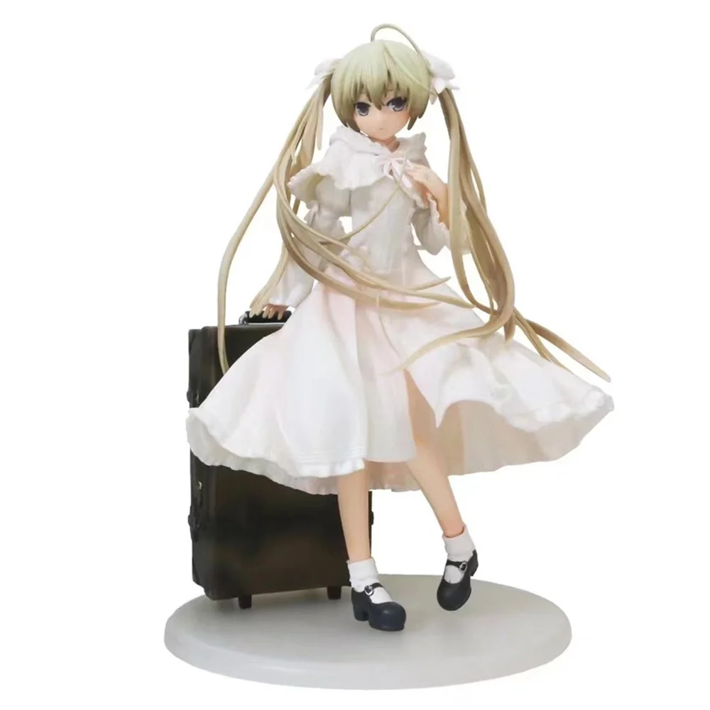 

Anime Yosuga No Sora Kasugano Sora Dress Leather Suitcase PVC Action Figure Collectible Model Doll Toy 24cm