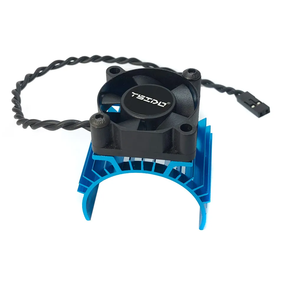 YSIDO RC Auto 540 550 3650 3660 3665 Bürstenlose Elektromotorabdeckung Kühlkörper Lüfter für Wltoys 124017 124016 Teile – Detail 7