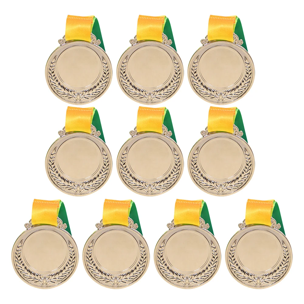 5.2cm 금/은/동메달 상패, 목 리본 포함, 스포츠 상, 학생 상, 마라톤 및 볼 게임 상