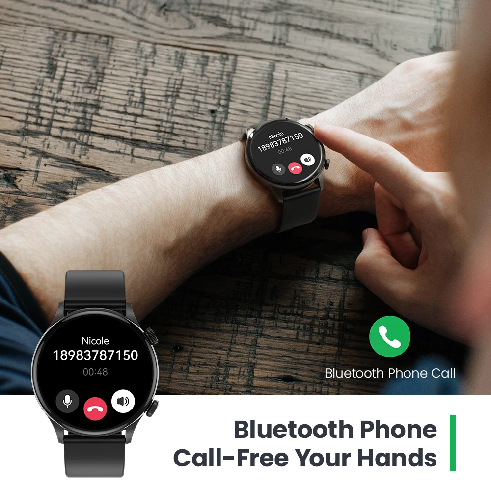 Bluetooth Call Sports Watch with Health Monitor