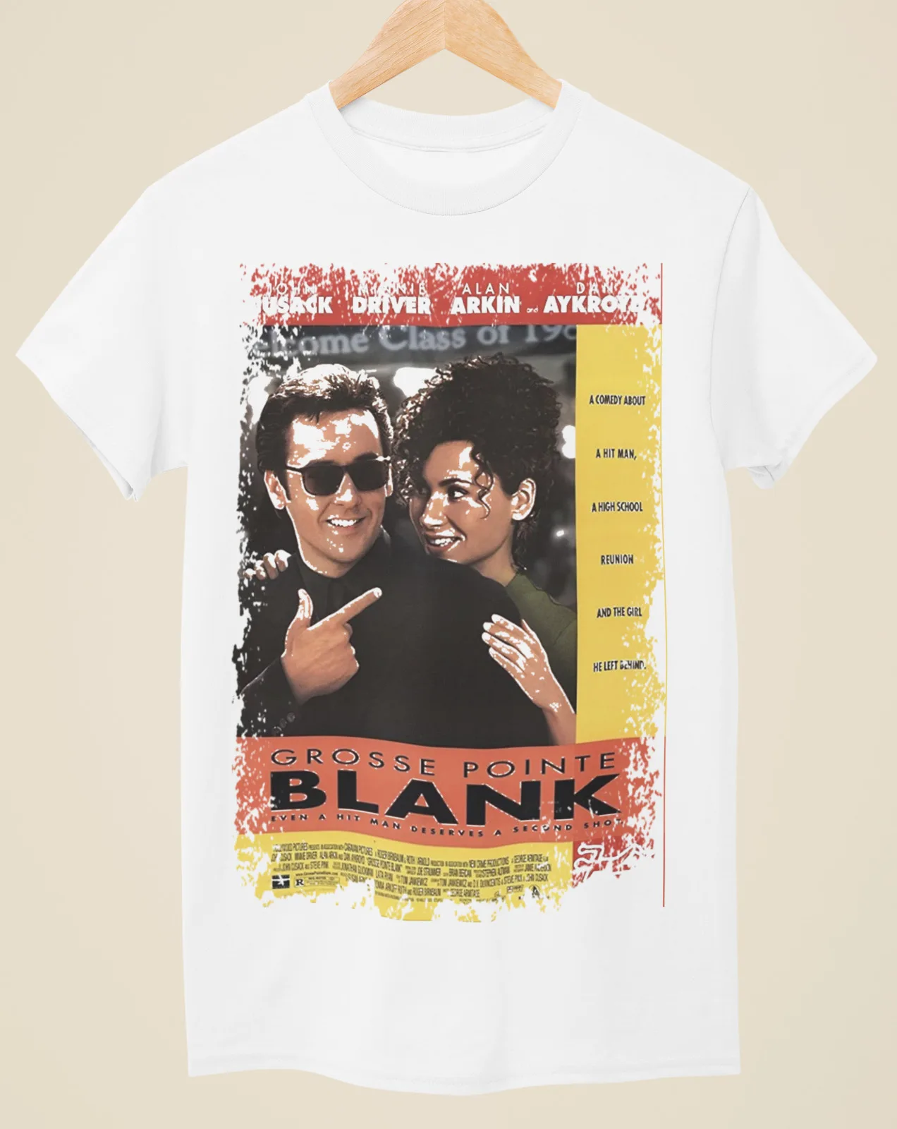 

Grosse Pointe Blank - Movie Poster Inspired Unisex White T-Shirt