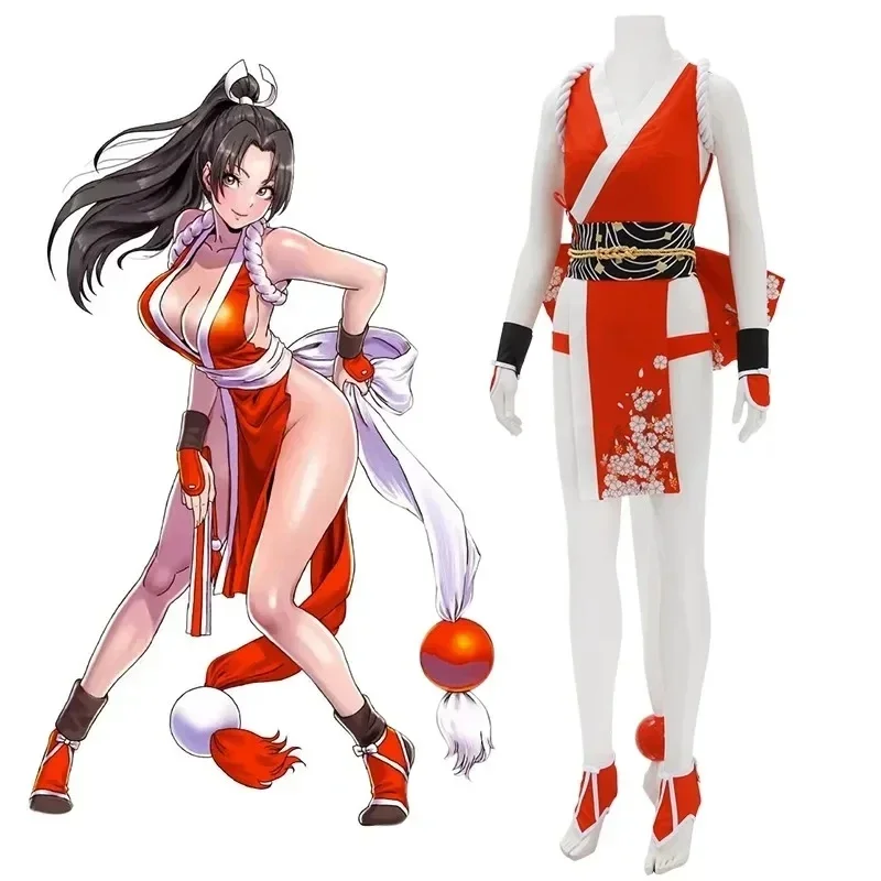 King of Fighters-Inspired Mai Shiranui Cosplay Costume for Women