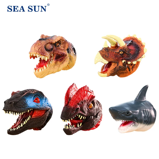 Em promoção! 14 Estilos Macio Boneca Dinosaure Fantoches Figura Da Cabeça  De Animal Braço Dino Brinquedos Para Histórias Dom Crianças Modelo De Mundo