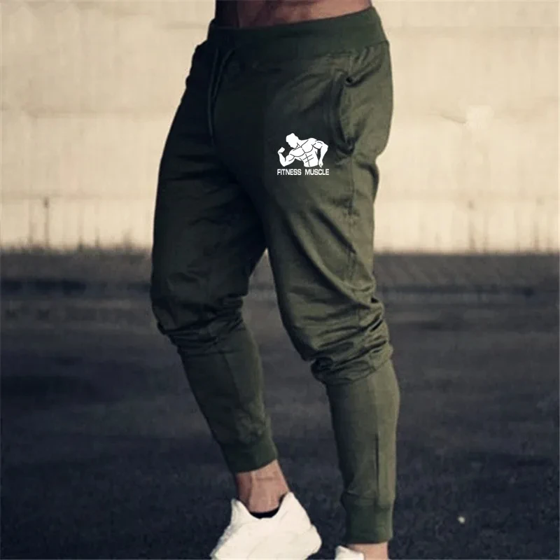 2024 Men's Printed Pants New Autumn Winter Running Joggers Sweatpants Sport Casual Trousers Fitness Gym Breathable 3