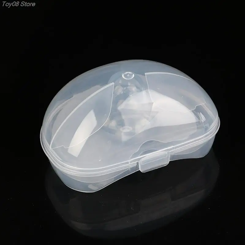 2Pcs S/L/M Silicone Nipple Protectors Feeding Mothers Nipple Shields Protection Cover Breastfeeding With Clear Carrying Case
