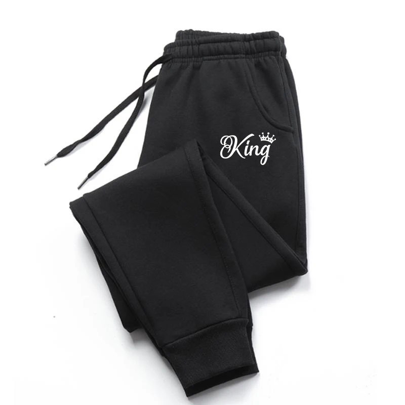 Pants Men Fashion Sports Trousers Drawstring Jogging Pants Trousers Casual Pockets Pants Sweatpants Plus Size S-4XL 2