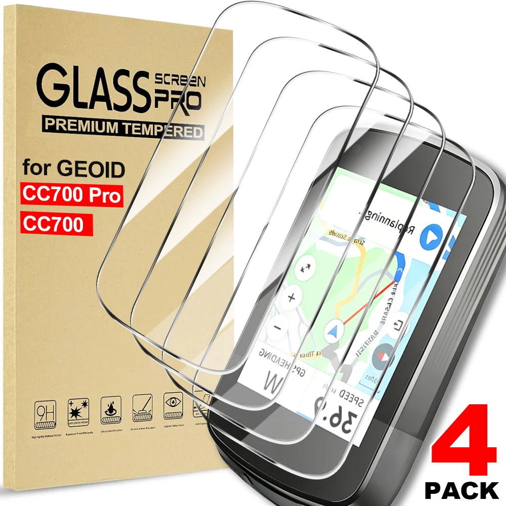 GEOID CC700용 강화 유리 필름 CC700Pro HD GEOID CC700용 고화질 방폭 방지 스크래치 방지 화면 보호기