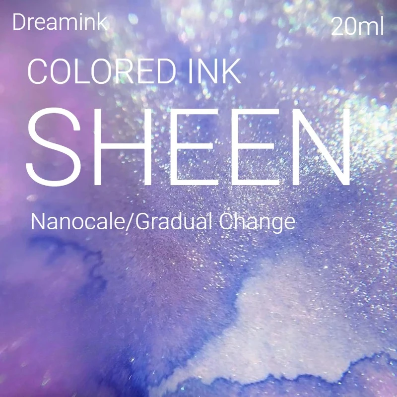Dreamink 60 색상 쉰 만년필 잉크 20ml 비탄소 유리 딥펜용 JINHAO Hongdian 문구 학교 미술 용품