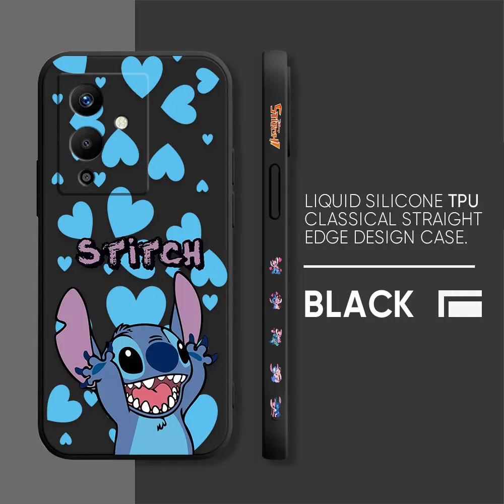 Phone Case For Infinix SPARK NOTE 10 11 12 G96 8 SMART 5 6 7 POVA 3 PRO Case Cover Funda Cqoue Shell Cartoon Lilo & Stitch Lover