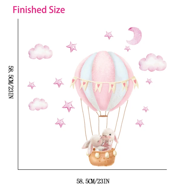 Adesivi Murali Fata Con Altalena - Decorazione Rosa Per Camerette Bambine, Facili Da Applicare - Foto 9