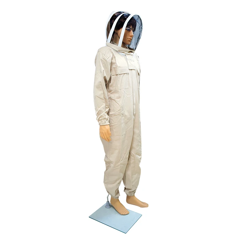 Cotton Full Body Beekeeping Clothing Veil Hood Hat Clothes Jacket Protective Beekeeping Suit Beekeepers Bee Suit Safety Clothing