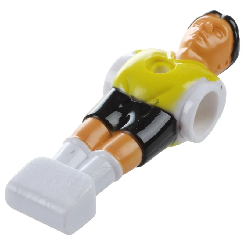 44Pcs Foosball Man Table Guys Man Soccer Player Part Yellow+Royal Blue With Ball