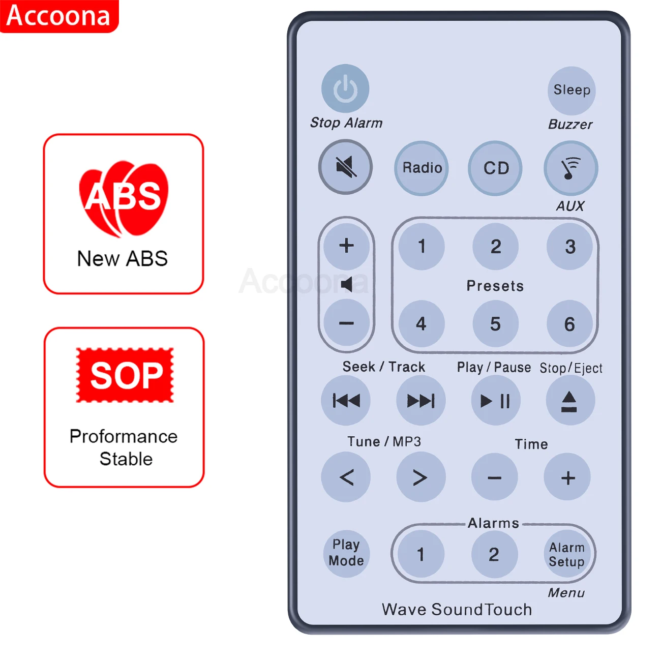 Telecomando Per Sistema Musicale Bose B8 Wave Soundtouch Serie Iii, Wi-Fi, Bianco