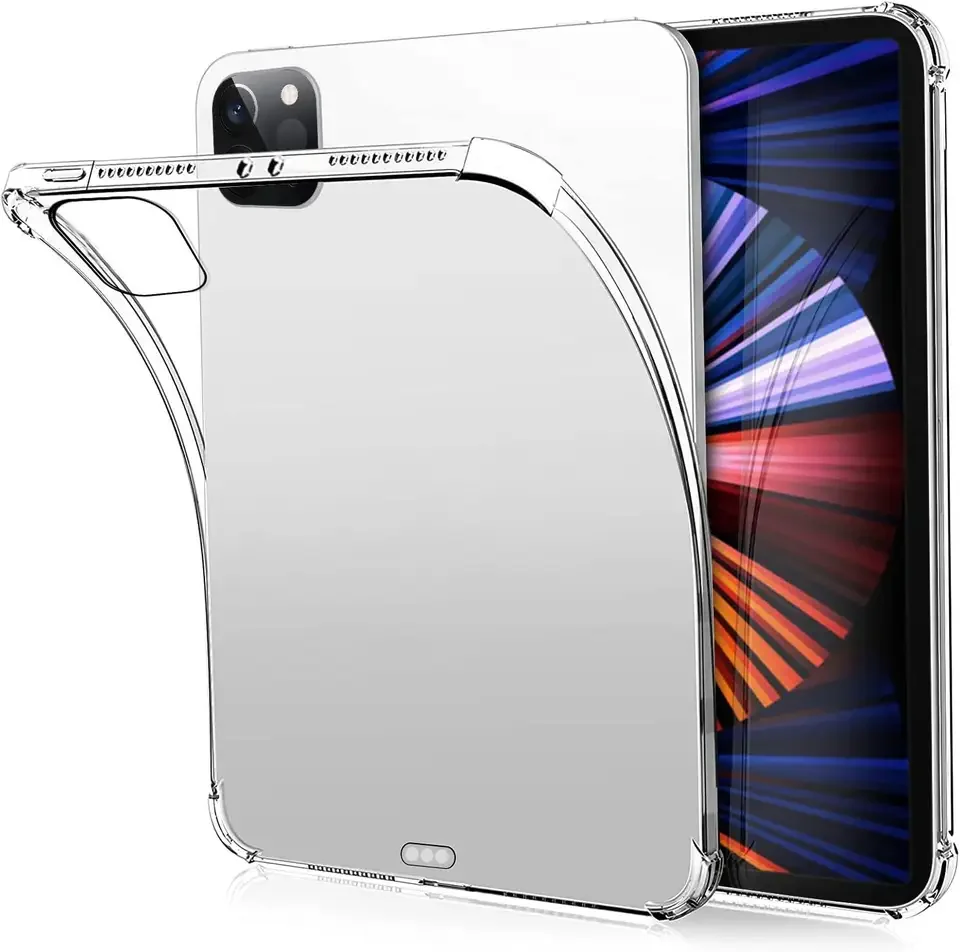 Per Ipad 10Th Generation 2022 Ipad Custodia Da 10.9 Pollici Custodia Per Tablet Tpu Nera Trasparente Trasparente Trasparente Per Ipad 9Th Air 4 Mini 6