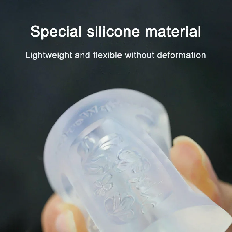 투명 네일 아트 실리콘 조각 몰드 보우노트 미러 티컵 UV 젤 폴리쉬 아트 몰드 DIY 디자인 네일 참 스텐실 데코