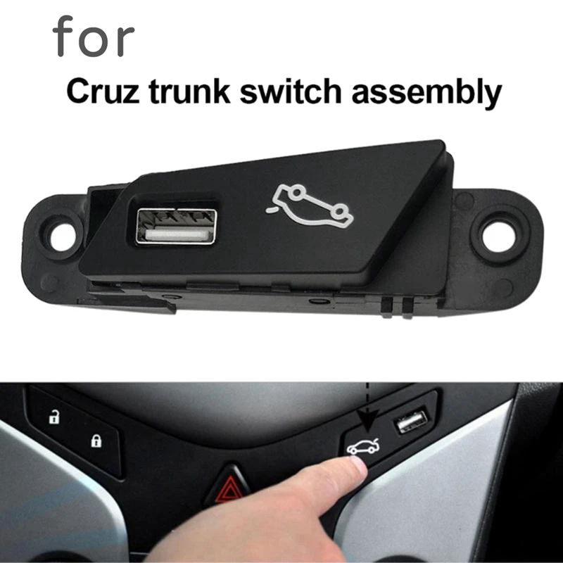 Car Trunk Switch Button With USB Port Assembly For Chevrolet Cruze 2009