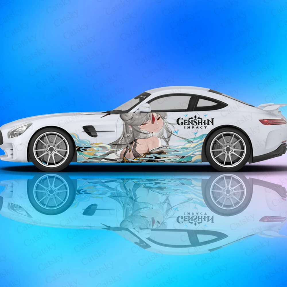 Autocollant Voiture Mercedes Benz Girl - Décoratif, Amovible, Pour Surfaces Lisses
