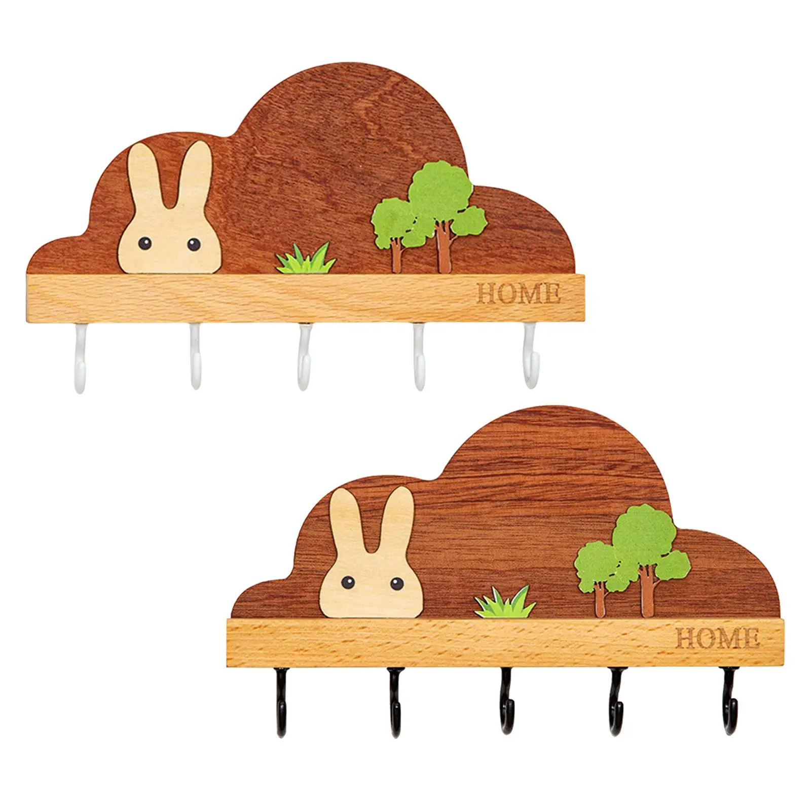 

Симпатичная домашняя настенная вешалка для ключей, крючки, вешалка для ключей для ванной комнаты