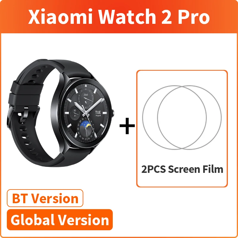 Global Version Xiaomi Watch 2 Pro 2GB 32GB 1.43 AMOLED Display Qualcomm Snapdragon  W5+ Gen 1 Magnetic Charge 150+ Sports Modes