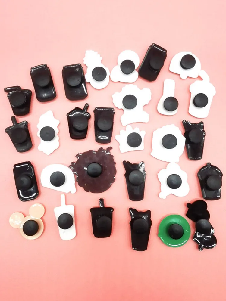 귀여운 만화 PVC 신발 참, 크록핀 청바지 장식, 신발 액세서리, 나막신 DIY 버클 장식품, 맞춤 팔찌, 성인 선물