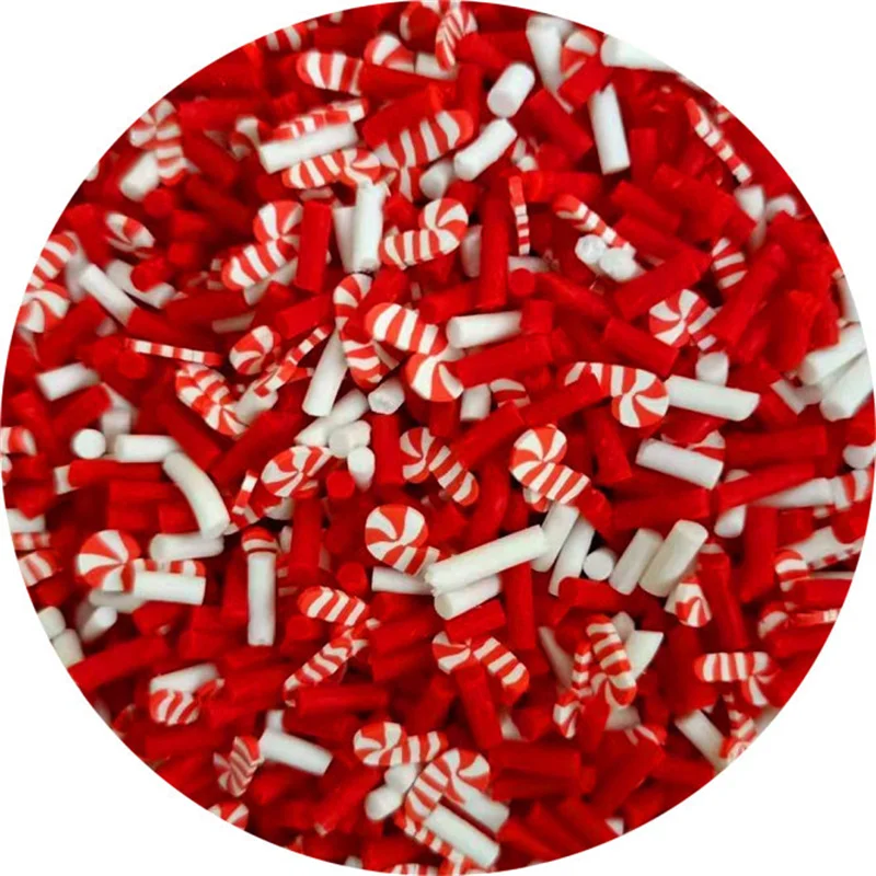 Mixed Xmas Snowfake Slices Slime Christmas Polymer Clay Sprinkles Crafts soft Clay Nail Shaker DIY Crystal Mud Filler Accessorie polymer clay kit polymer clay slime toy