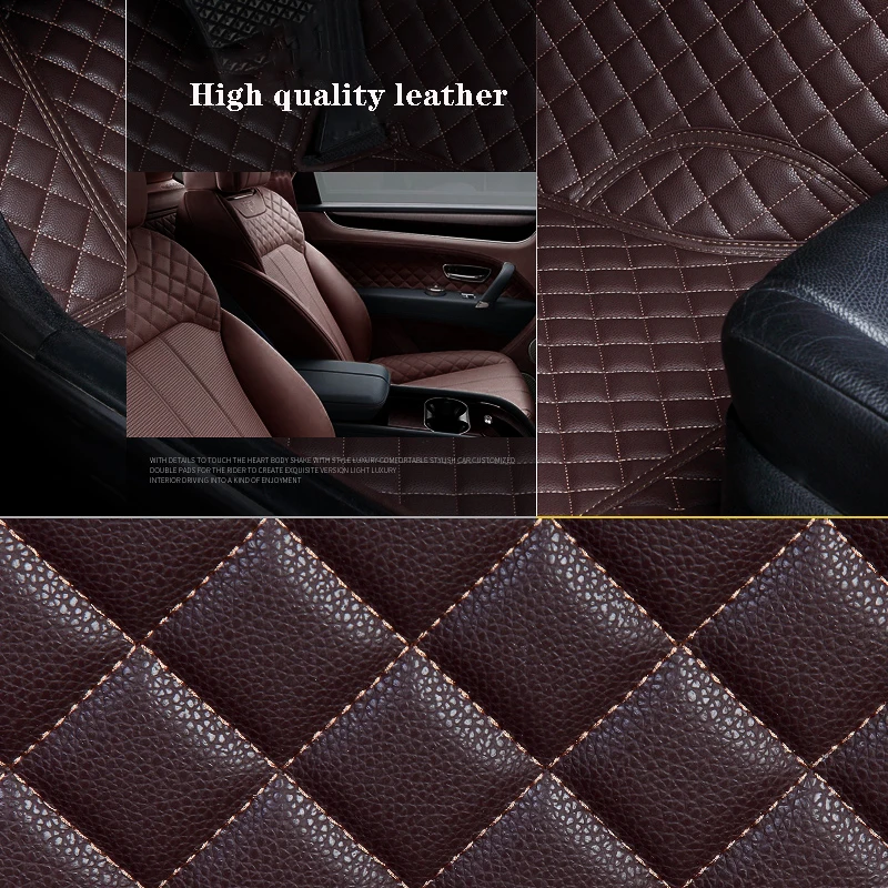 Car Floor Mat For Skoda Kodiaq Karoq Octavia A7 A5 Rapid Superb 3 2 Yeti Fabia Rugs Waterproof Accessories
