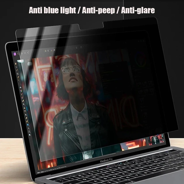 Anti-peeping Screen Protector For Macbook Air 13 13.6 15 M1 M2 M3 Pro 14 16 Anti-peek Anti-spy Anti-glare Film Privacy Filter