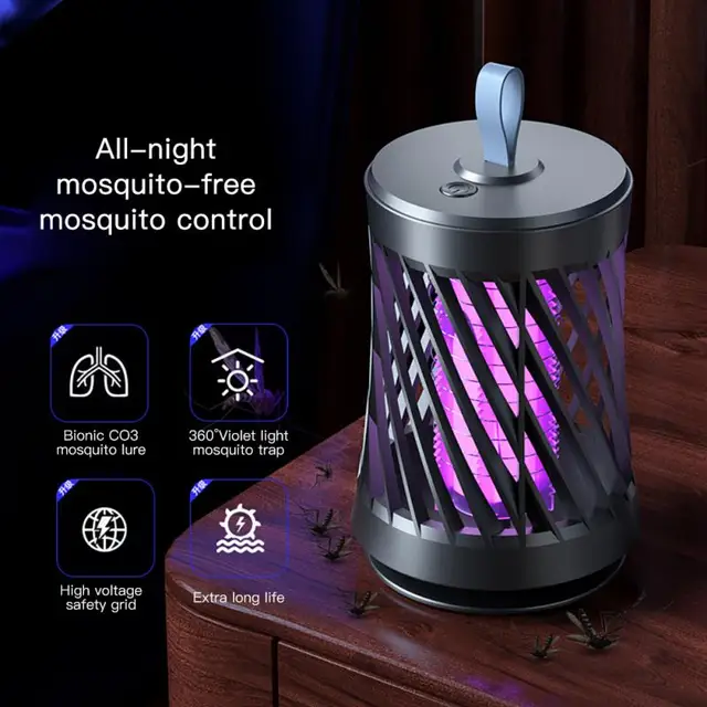 Világhullám Szúnyog Szúnyoggyilkos Nem Toxikmoszkito Gyilkos Könnyű Elektromos Sokk Szúnyoggyilkosság - Image 5