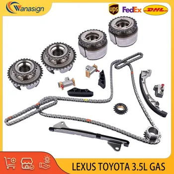 AUTO ENGINE PARTS Timing Chain Kit Camshaft Sprocket VVT Set For LEXUS TOYOTA 3.5L GAS 2GR-FE 3GR-FE 4GR-FSE 2GR-FXE