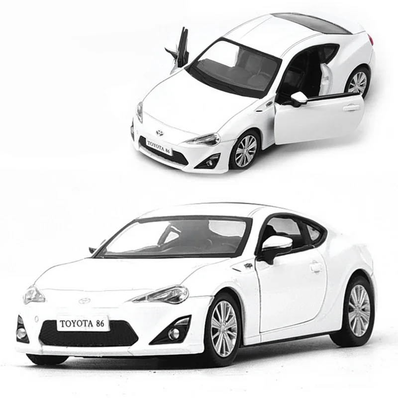 1/36 Toyota GT 86 Alloy Sports Car Model Diecast Metal Track Racing Car Vehicles Model Simulation Miniature Scale Kids Toys Gift 4