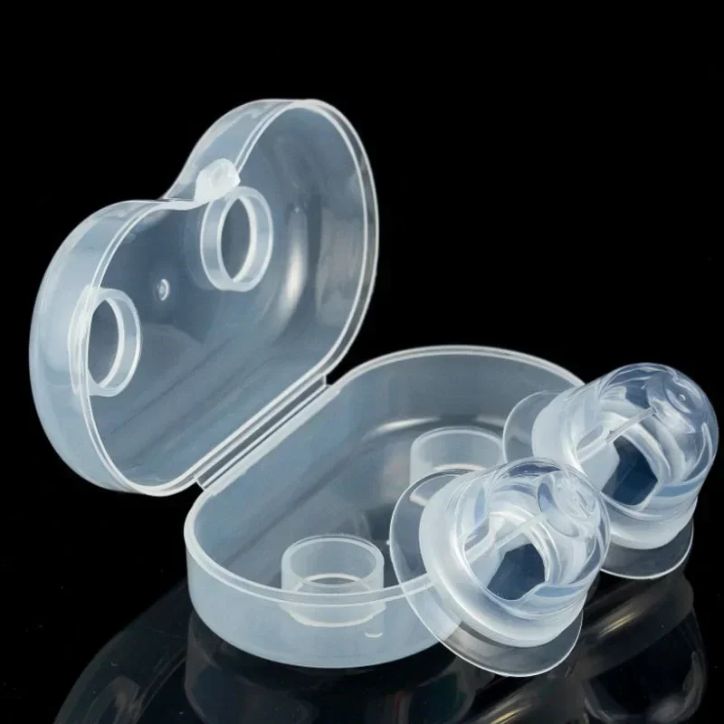 Silicone Nipple Correction Niplette Welnove Nipple Shield Sucker Corrector Flat 2PCS New 5