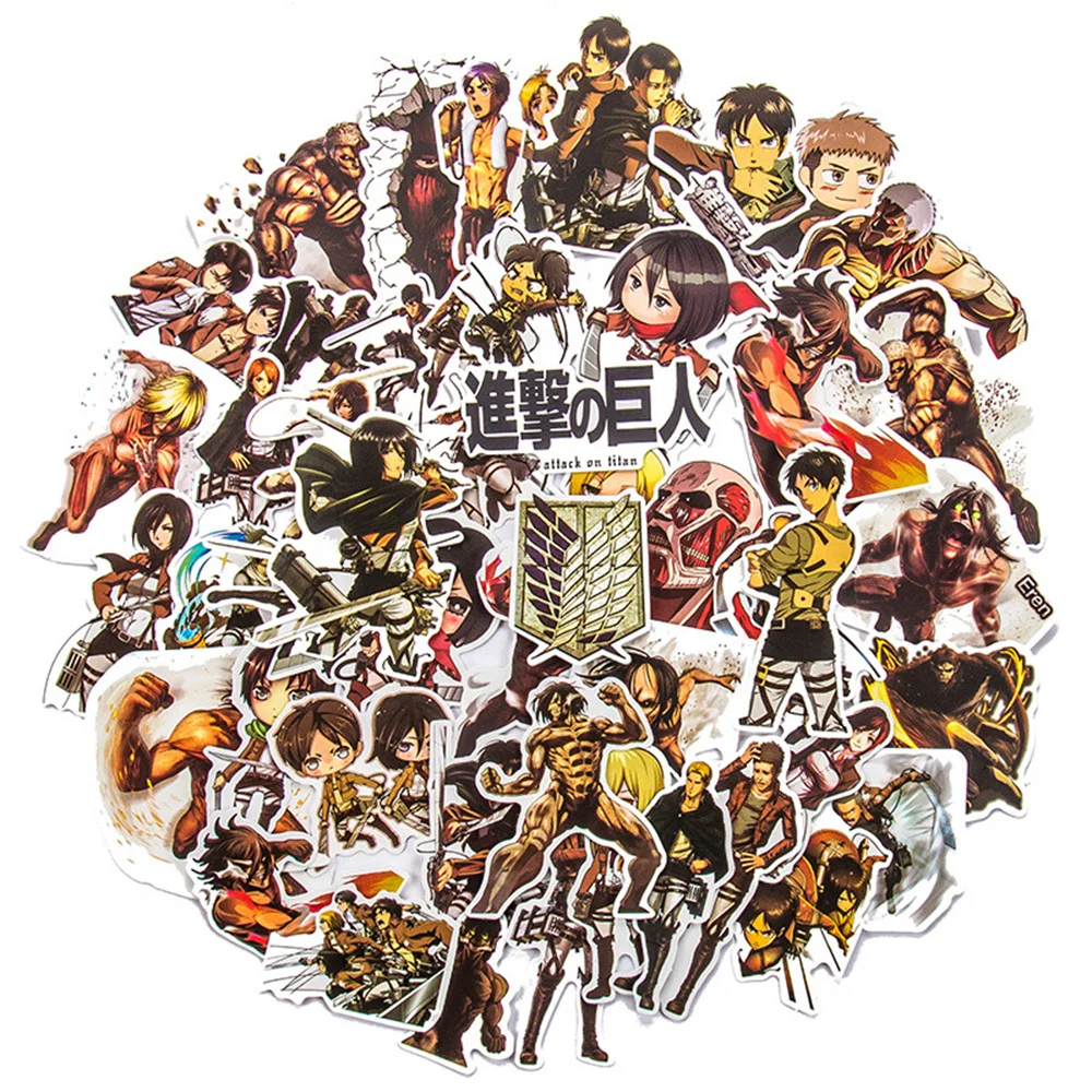 

10/30/50PCS Cartoon Attack Giant Graffiti Sticker Mobile Phone Skateboard Suitcase Refrigerator Personalized Water Cup Wholesale