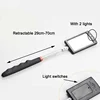 360° Inspection Mirror LED Light Telescoping Mirrors Extend Mechanic Tools Inspection Mirror Telescopic Handle Repairing Tools 6