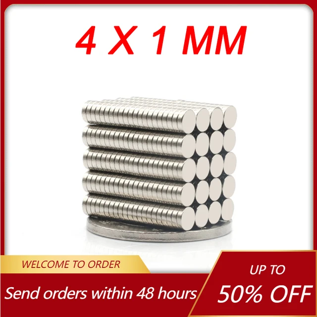 Buy Neodymium Magnets, Magnets, Set of 300, 3*1mm, Strong, Ultra