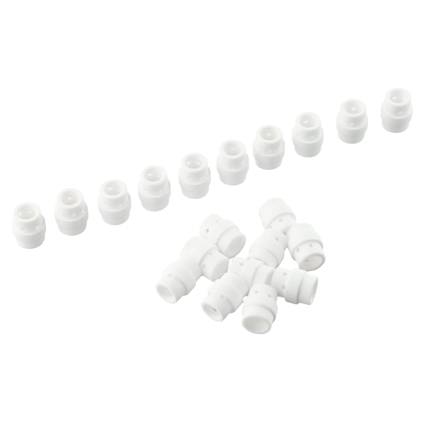 

20pcs Gas Diffuser Swir Torch 24KD/36KD Accessories Ceramic Consumables Diffuser For Binzel Gas Kit MAG Brand New