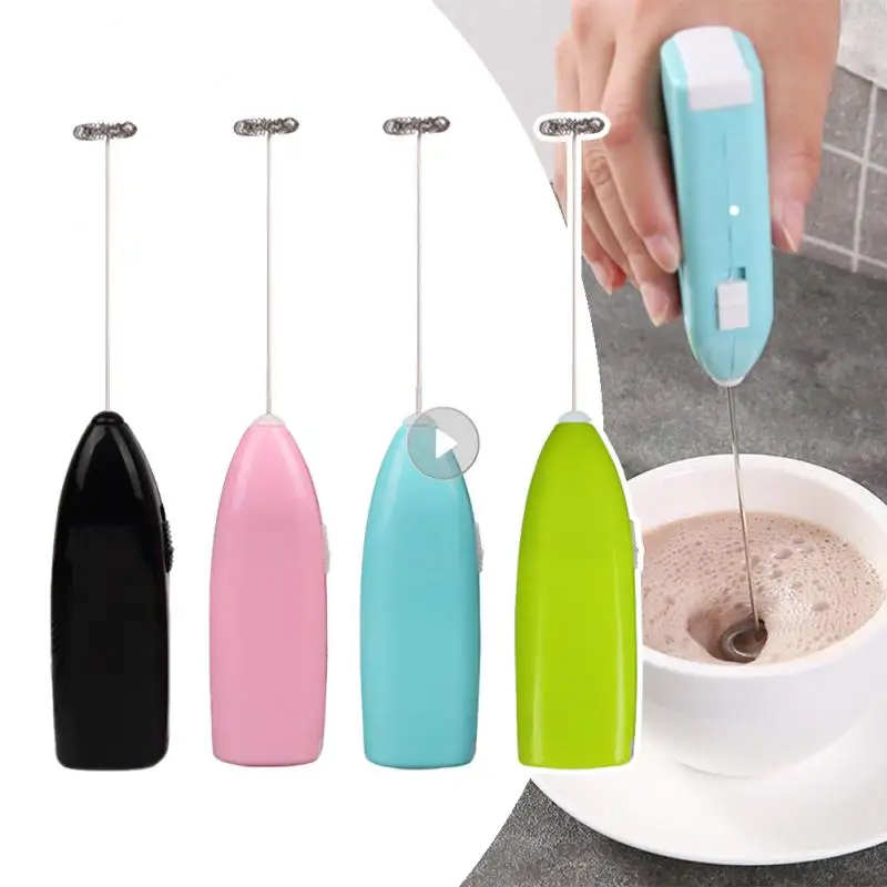 Montalatte Elettrico Portatile Mini Latte Foamer Maker Agitatore Caffè Cappuccino Crema Frusta Frullino Per Le Uova Schiumoso Gadget Da Cucina