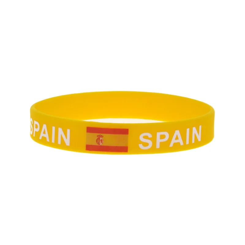 1PC Flag Logo Silikon Armband Fußball Team Events Party Giveaways Armband Sport Armreif – Detail 10