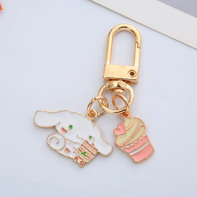Melody Cinnamoroll Cherry Keychain Couple Pendant Car Key Chain