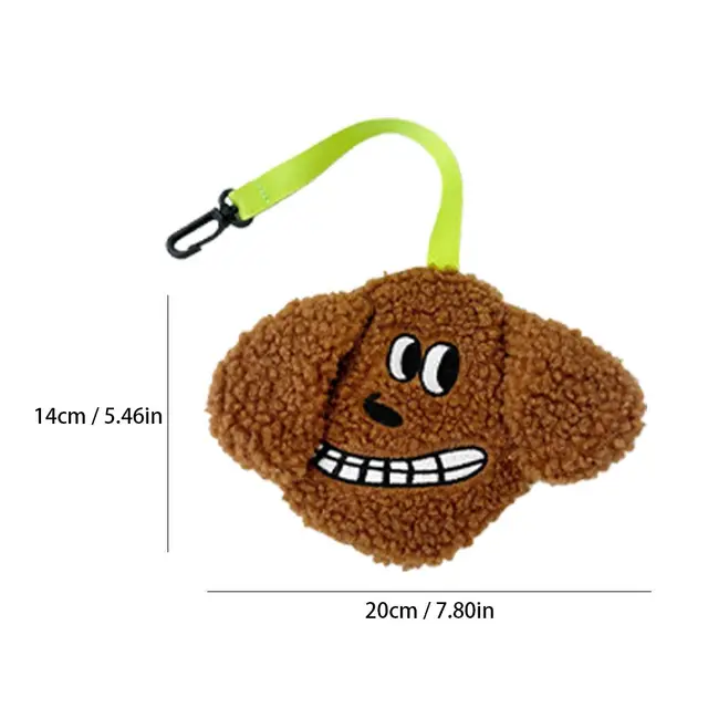 1Pcs Plush Puppy Pet Feces Collection Bag Pet Garbage Storage Bag Dur-able Leak-proof Portable Pet Waste Bags Pet Supplies 6