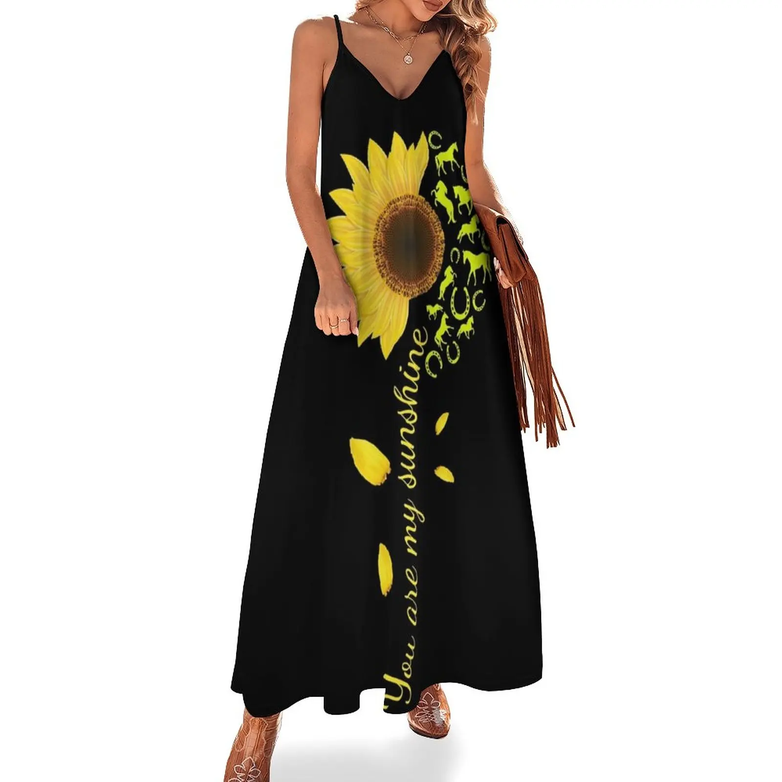 

You are my sunshine - Horse Sleeveless Dress Womens dresses Woman's evening dress
