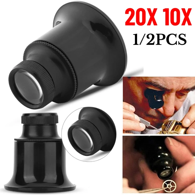 20X Jewelers Eye Loupe Loop Magnifier Magnifying Glass Watchmakers