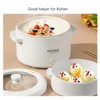 Multifunction Electric Cooking Machine Single/Double Layer Hot Pot Household 1-2 People Rice Cooker 2L Non-stick Pan for Home 2