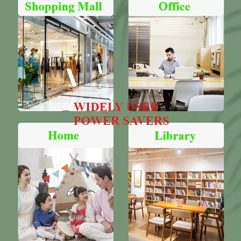 Power Energy Saver Energy Saving Device Electricity Saving Box US/EU Plug 90v-250v 30kw for Home Office