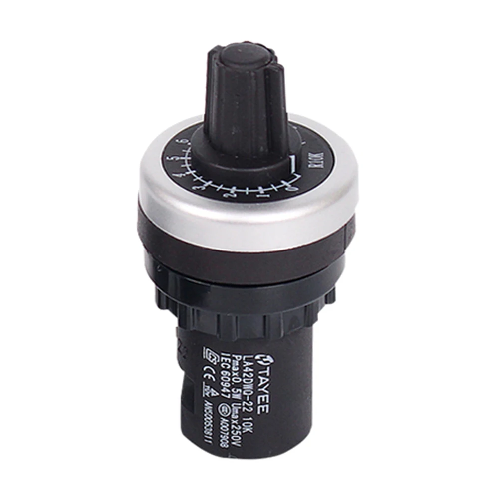 

NEW 10k potentiometer 22mm panel mount VFD, VSD for variable speed drive invert